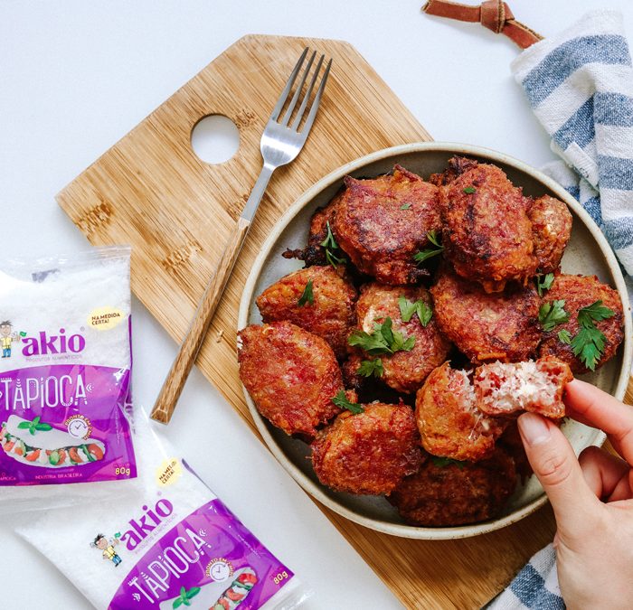 Bolinho de Carne Seca com Tapioca