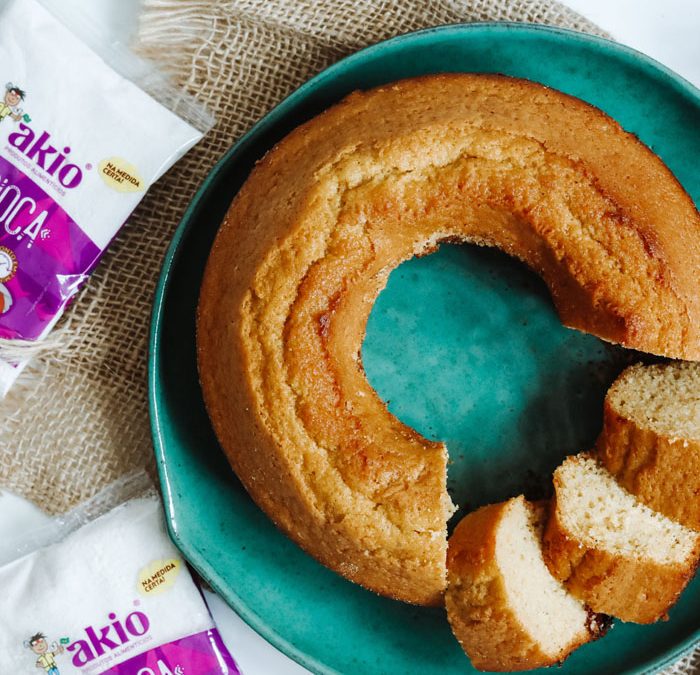 Bolo de Fubá com Tapioca