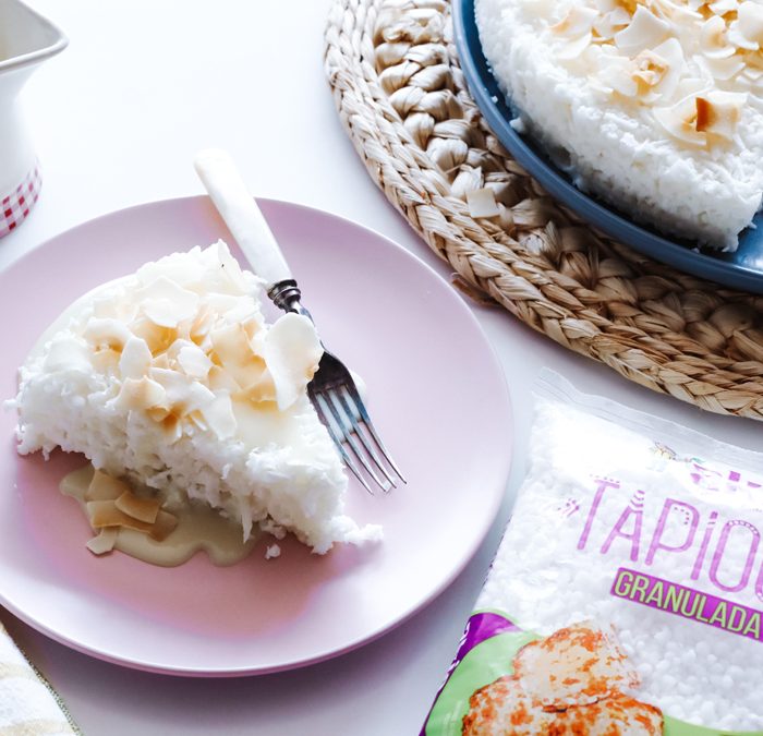 Bolo de Coco com Tapioca Granulada