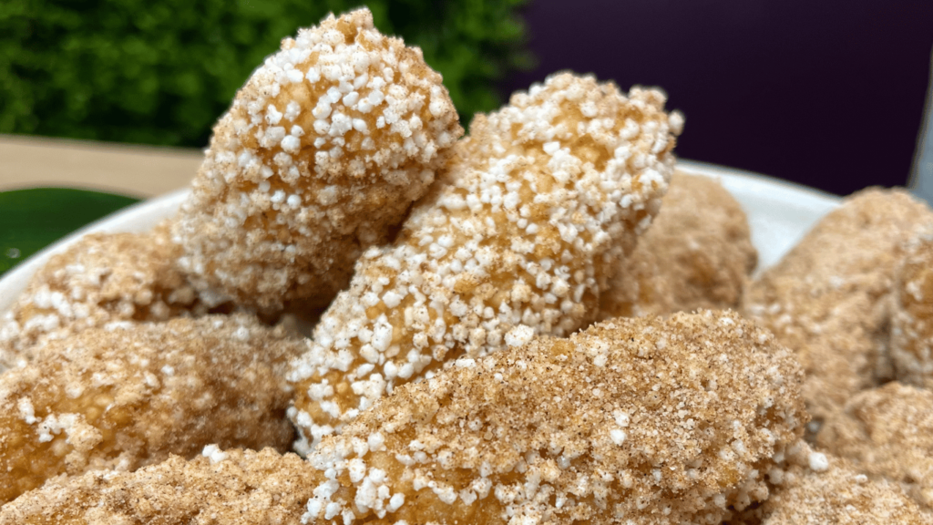 Bolingo de estudante feito com a tapioca granulada