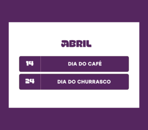 14 de abril - Dia do Café